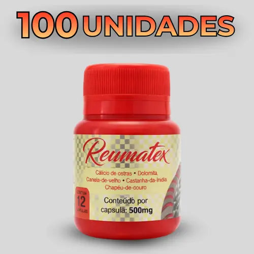 Reumatex – Suplemento Alimentar Natural com Minerais e Extratos Vegetais – 12 Cápsulas