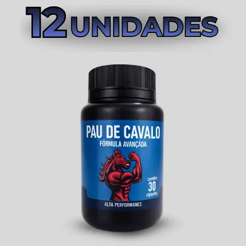 Pau de Cavalo – Suplemento Alimentar Natural com Maca Peruana e Catuaba – 60 Cápsulas