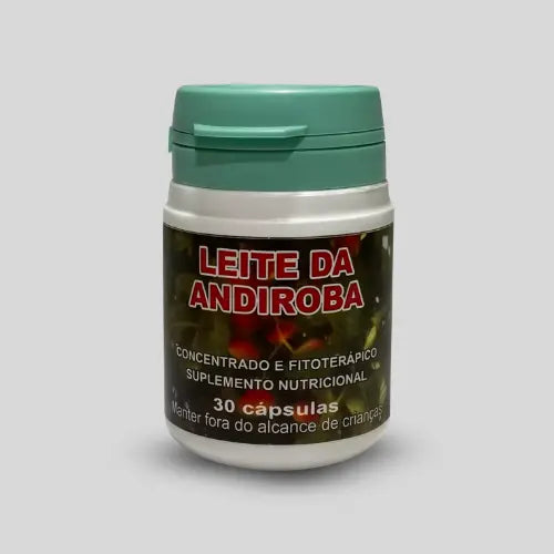 Leite de Andiroba 500 mg – Suplemento Alimentar Natural com Carapa guianensis – 30 Cápsulas