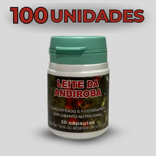 Leite de Andiroba 500 mg – Suplemento Alimentar Natural com Carapa guianensis – 30 Cápsulas