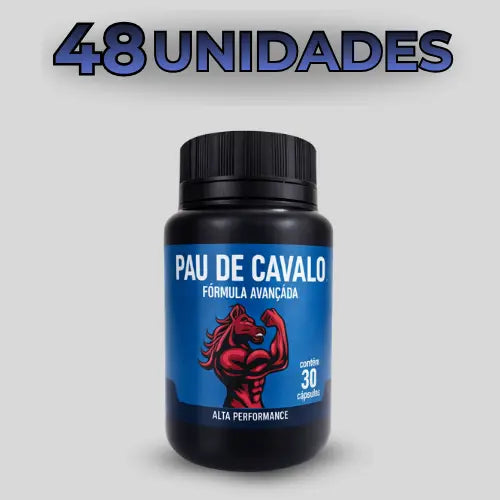 Pau de Cavalo – Suplemento Alimentar Natural com Maca Peruana e Catuaba – 60 Cápsulas