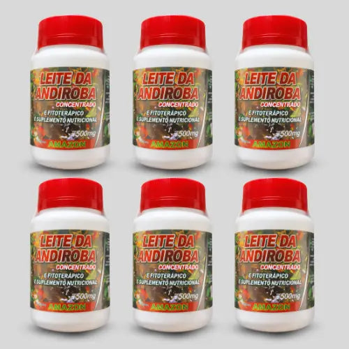 Leite de Andiroba 500 mg – Suplemento Alimentar Natural com Carapa guianensis – 30 Cápsulas