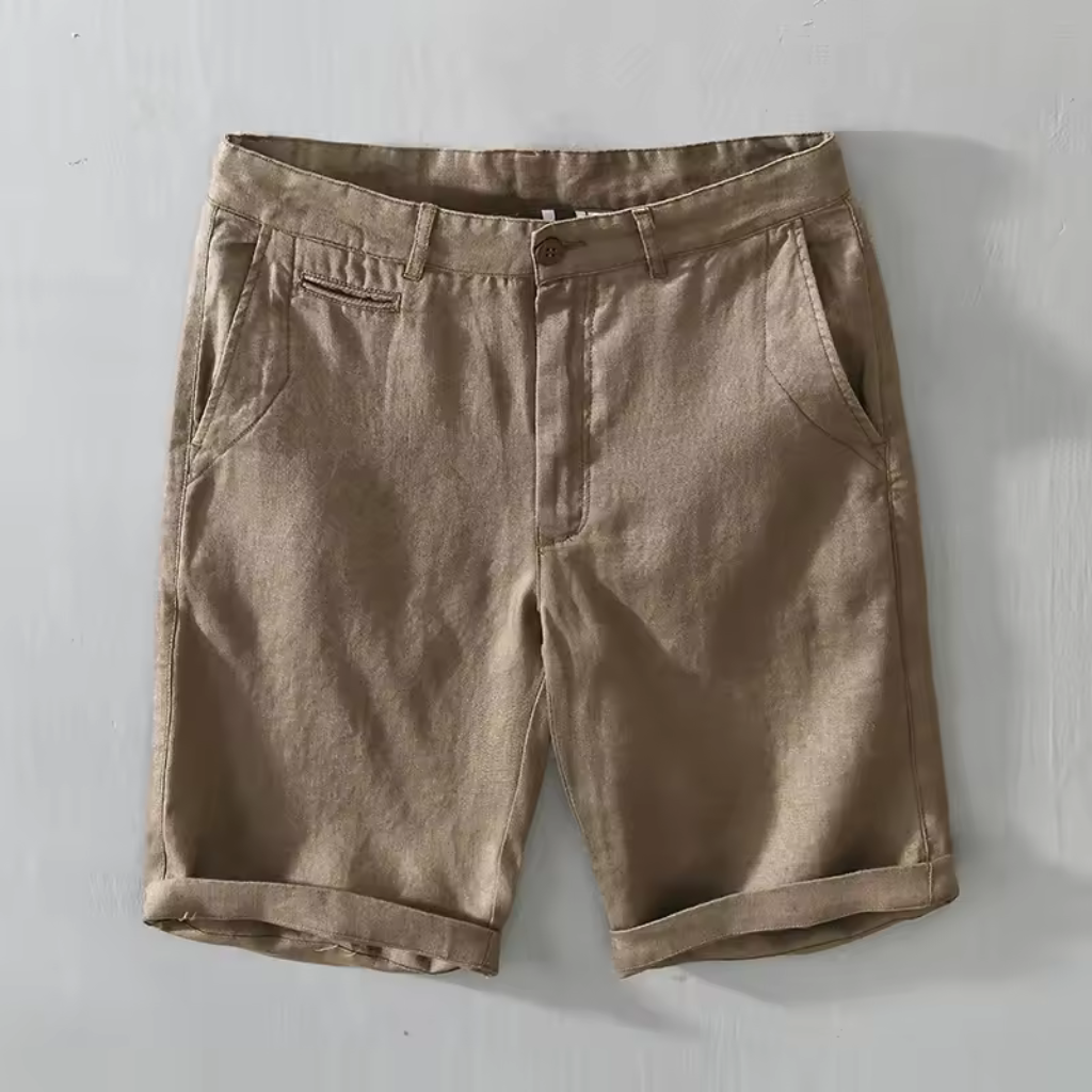 Bermuda de Linho Masculina Lorennzi Trento 3
