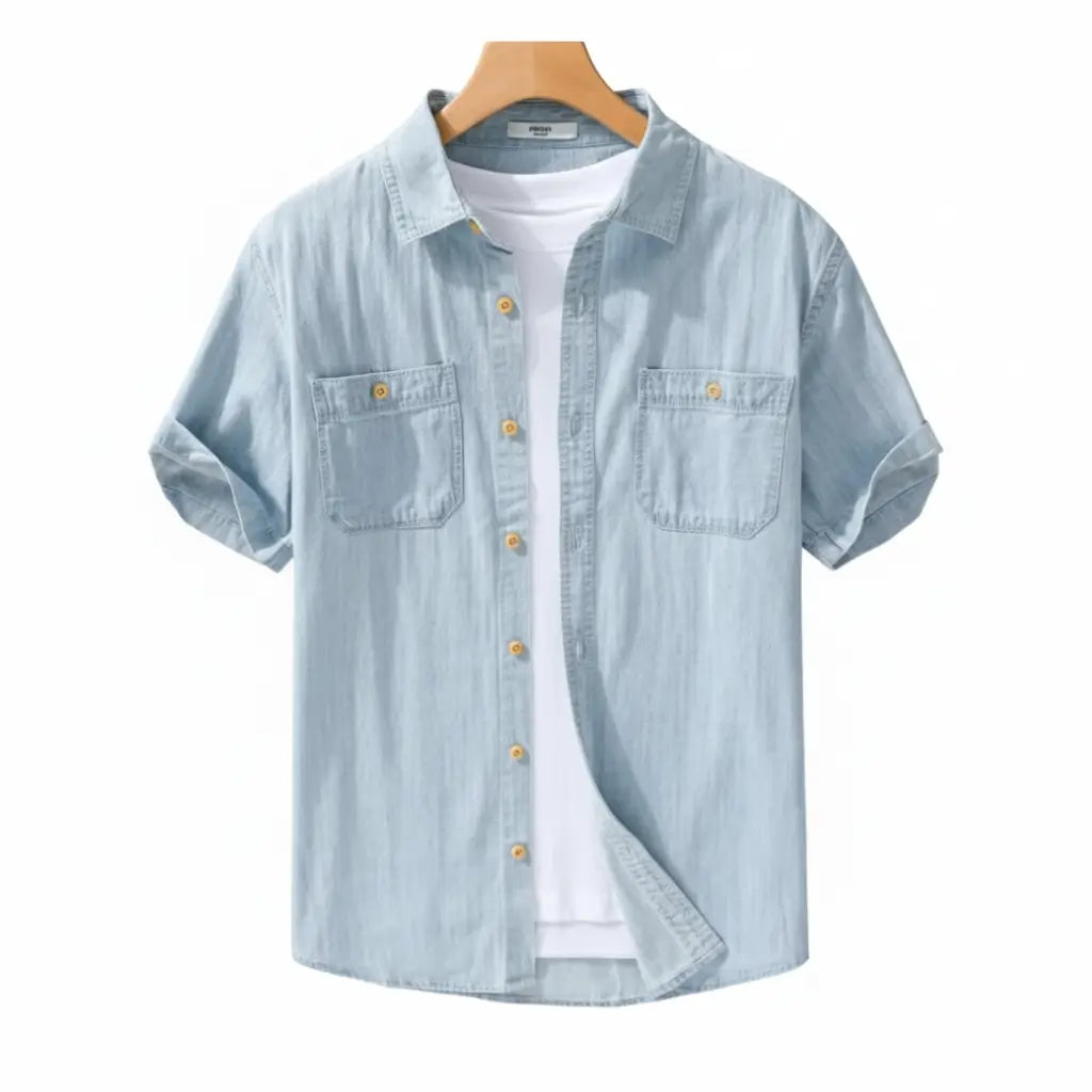 Camisa Jeans Masculina Lorennzi Vero