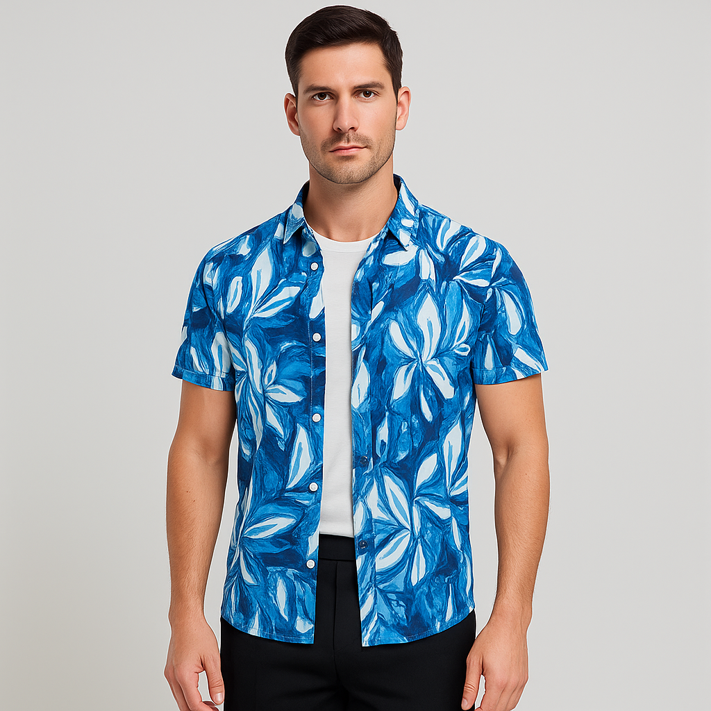 Camisa Manga Curta Lorennzi Waves 2