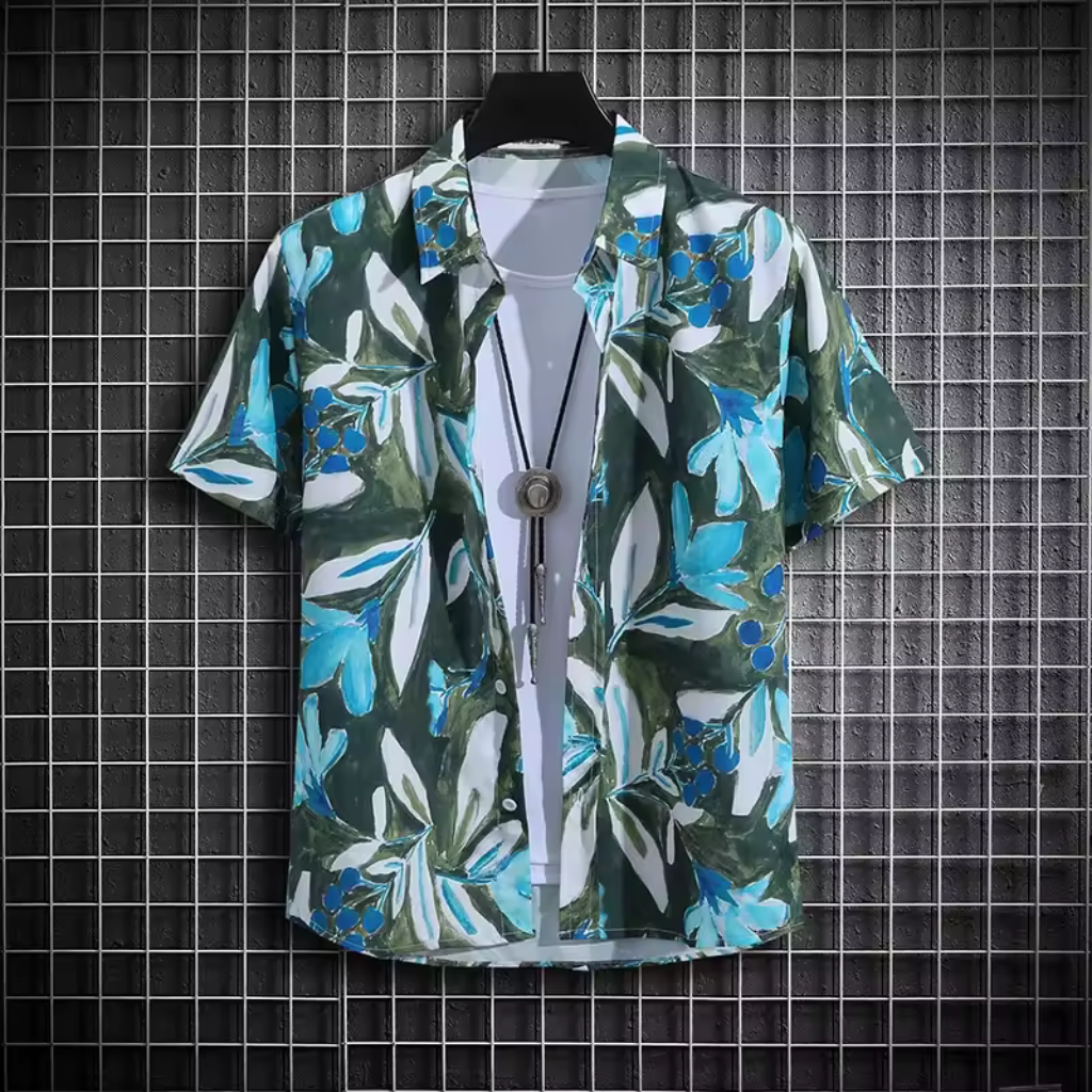 Camisa Manga Curta Lorennzi Waves 3