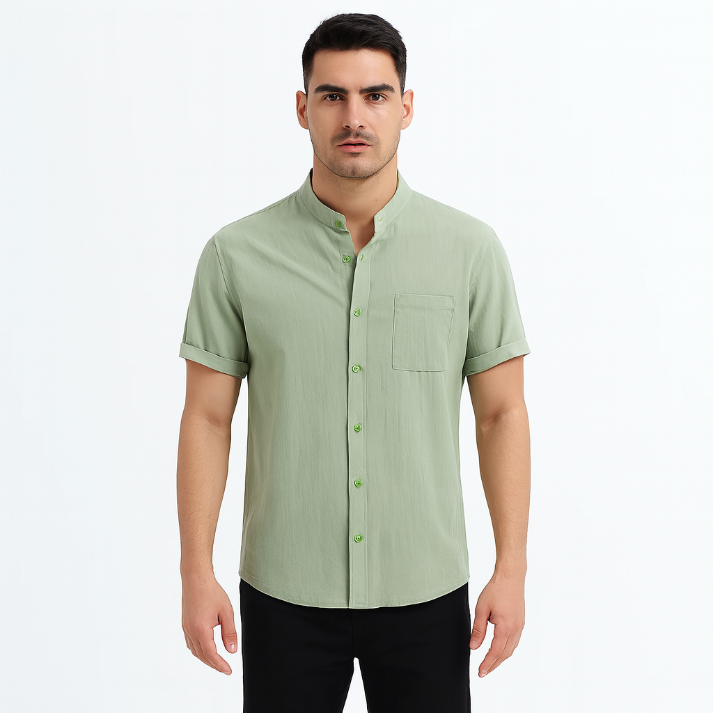 Camisa Masculina Manga Curta Lorennzi 2