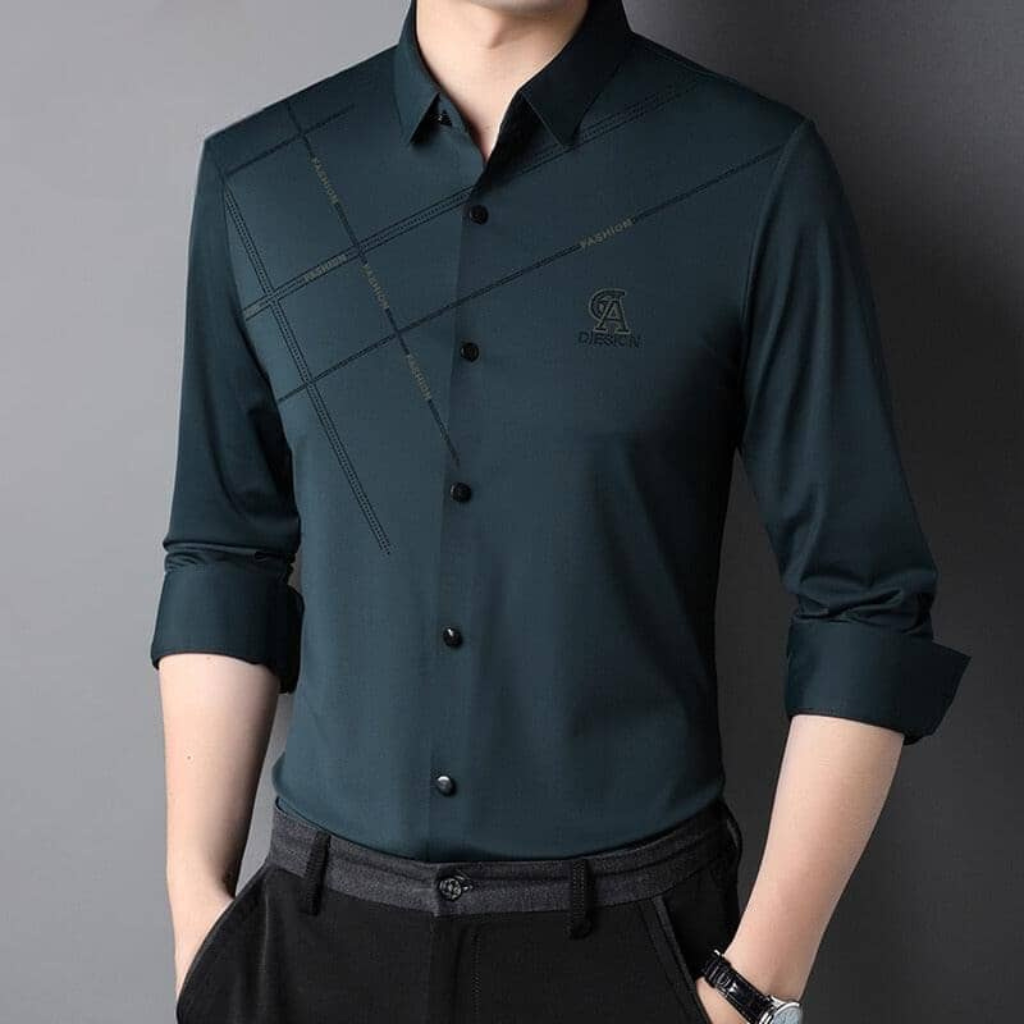 Camisa Social Manga Longa Modern Lorennzi 2