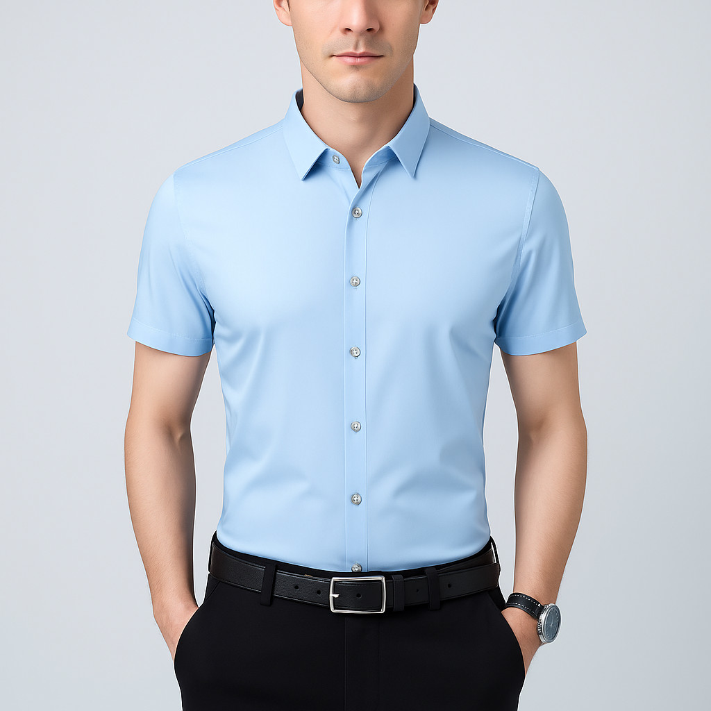 Camisa Social Masculina Lorennzi Azure 2