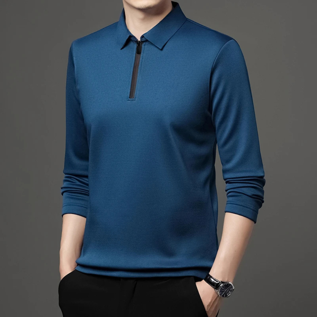 Camisa Social com Zíper Lorennzi