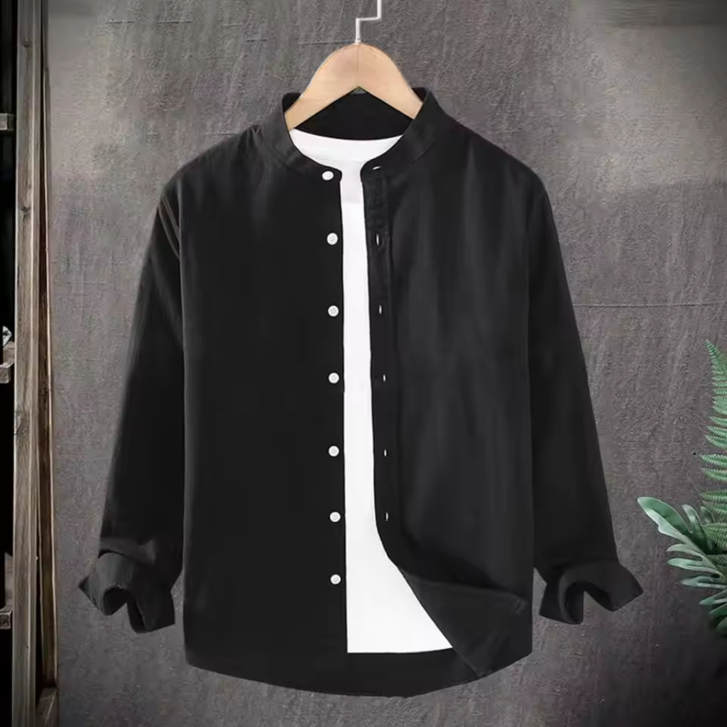 Camisa de Linho Masculina Lorennzi Azzurra 3