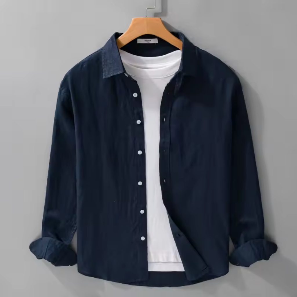 Camisa de Linho Masculina Lorennzi Bosco 4