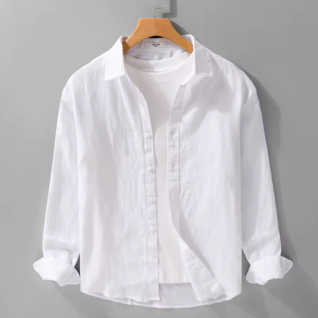 Camisa de Linho Masculina Lorennzi Bosco 5