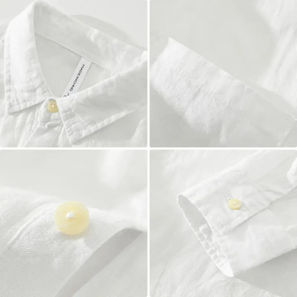 Camisa de Linho Masculina Lorennzi Casual 6