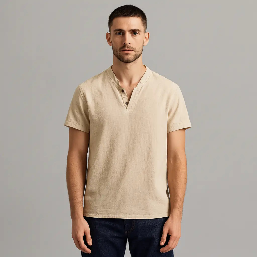 Camisa de Linho Masculina Lorennzi Chiaro 2