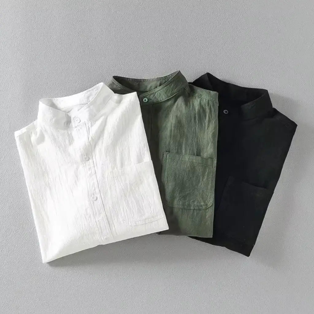 Camisa de Linho Masculina Lorennzi Linen 3