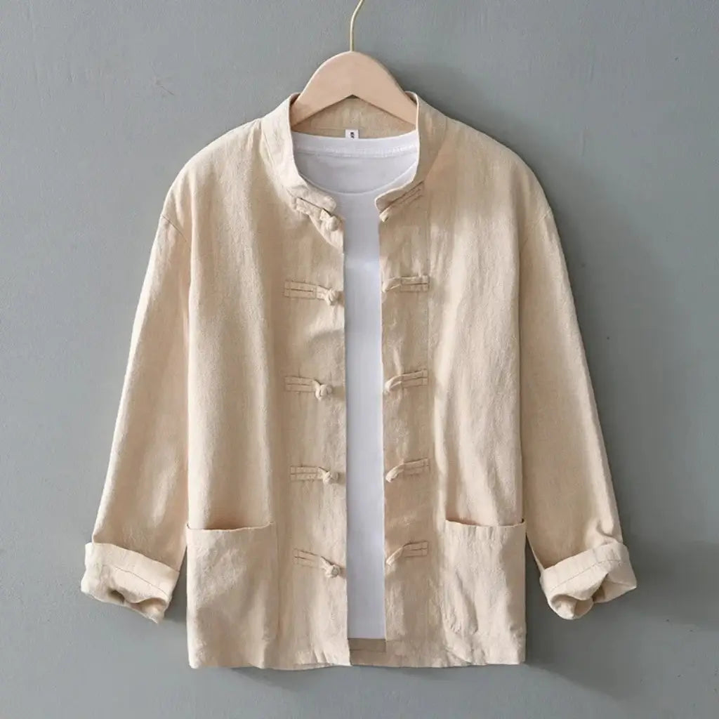 Camisa de Linho Masculina Lorennzi Shiro 4