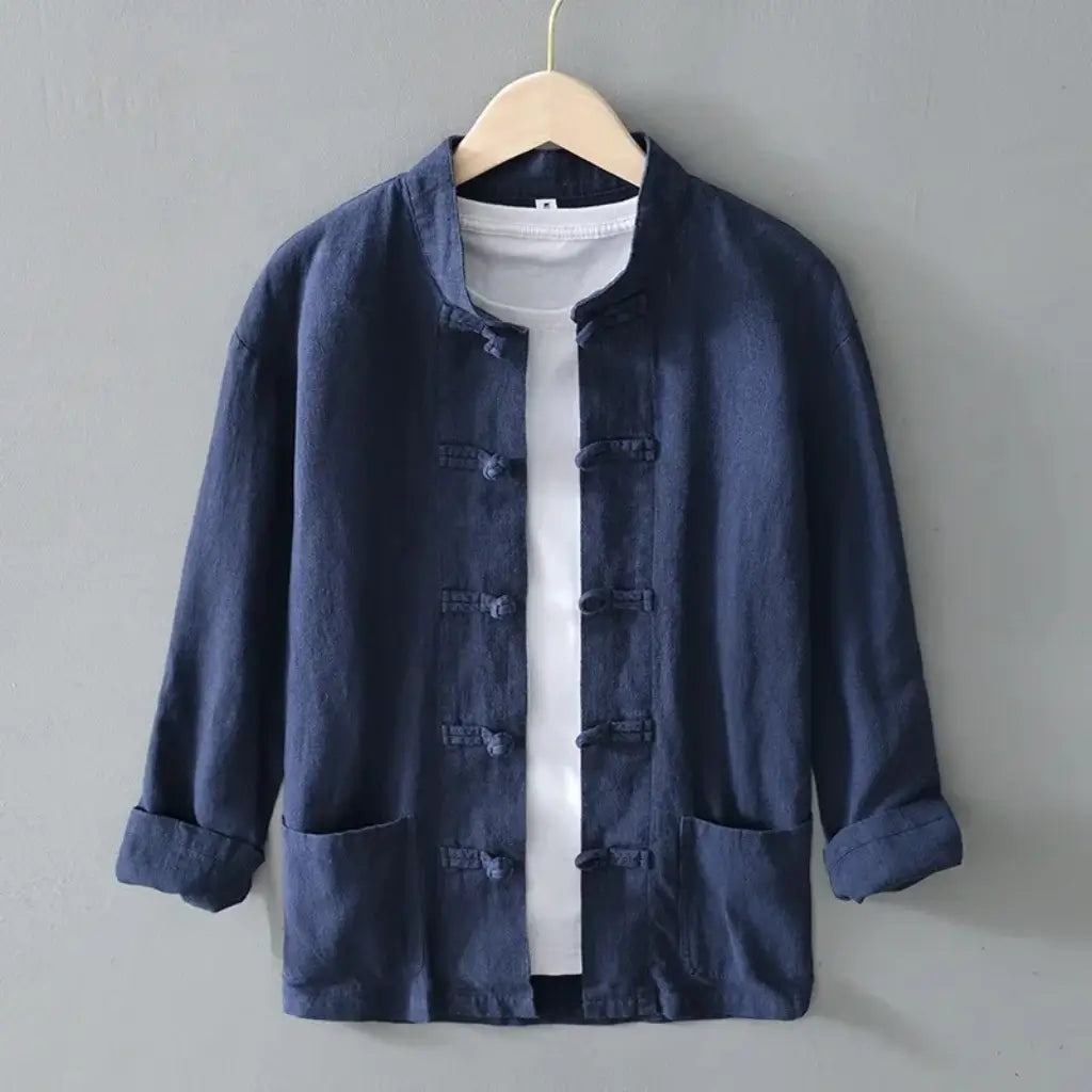Camisa de Linho Masculina Lorennzi Shiro 6