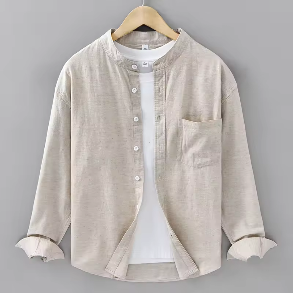 Camisa de Linho Masculina Lorennzi Trento 3