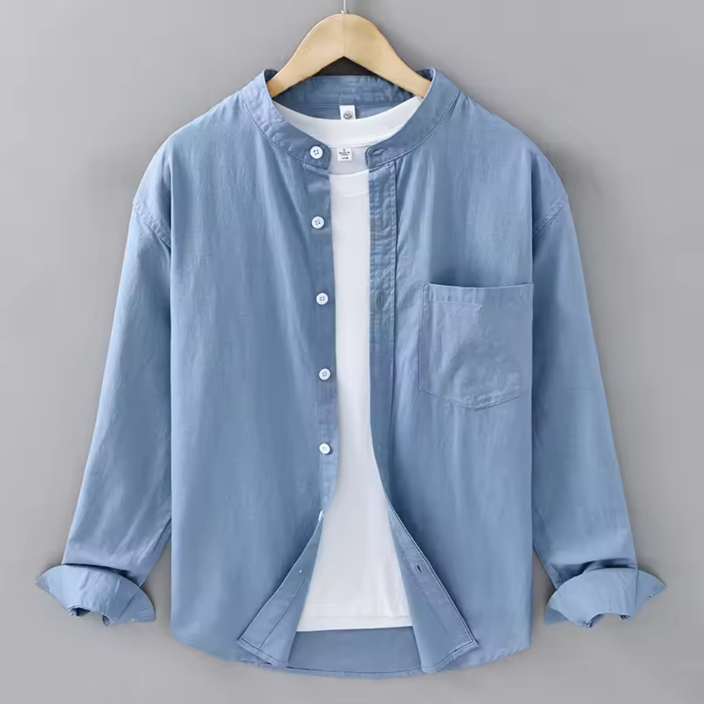 Camisa de Linho Masculina Lorennzi Trento 5