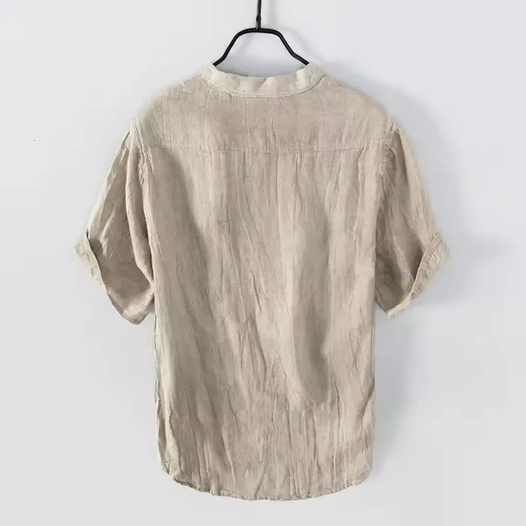 Camisa de Linho Masculina Lorennzi Venezia 8