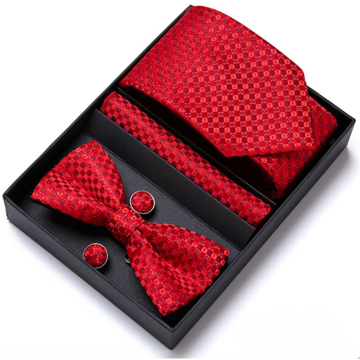 Conjunto Premium de Gravata Estampada Ferretti 2