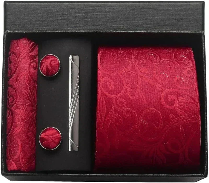Gravata Estampada Conjunto de Seda Valentini 12
