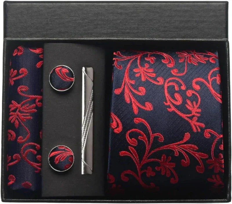 Gravata Estampada Conjunto de Seda Valentini 18