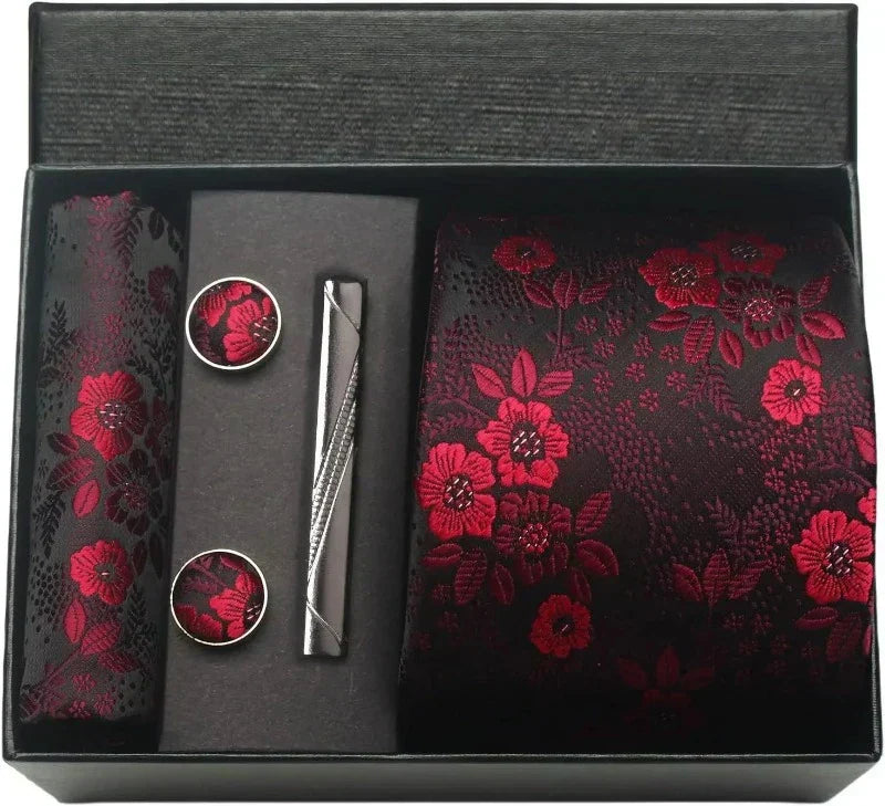 Gravata Estampada Conjunto de Seda Valentini 21
