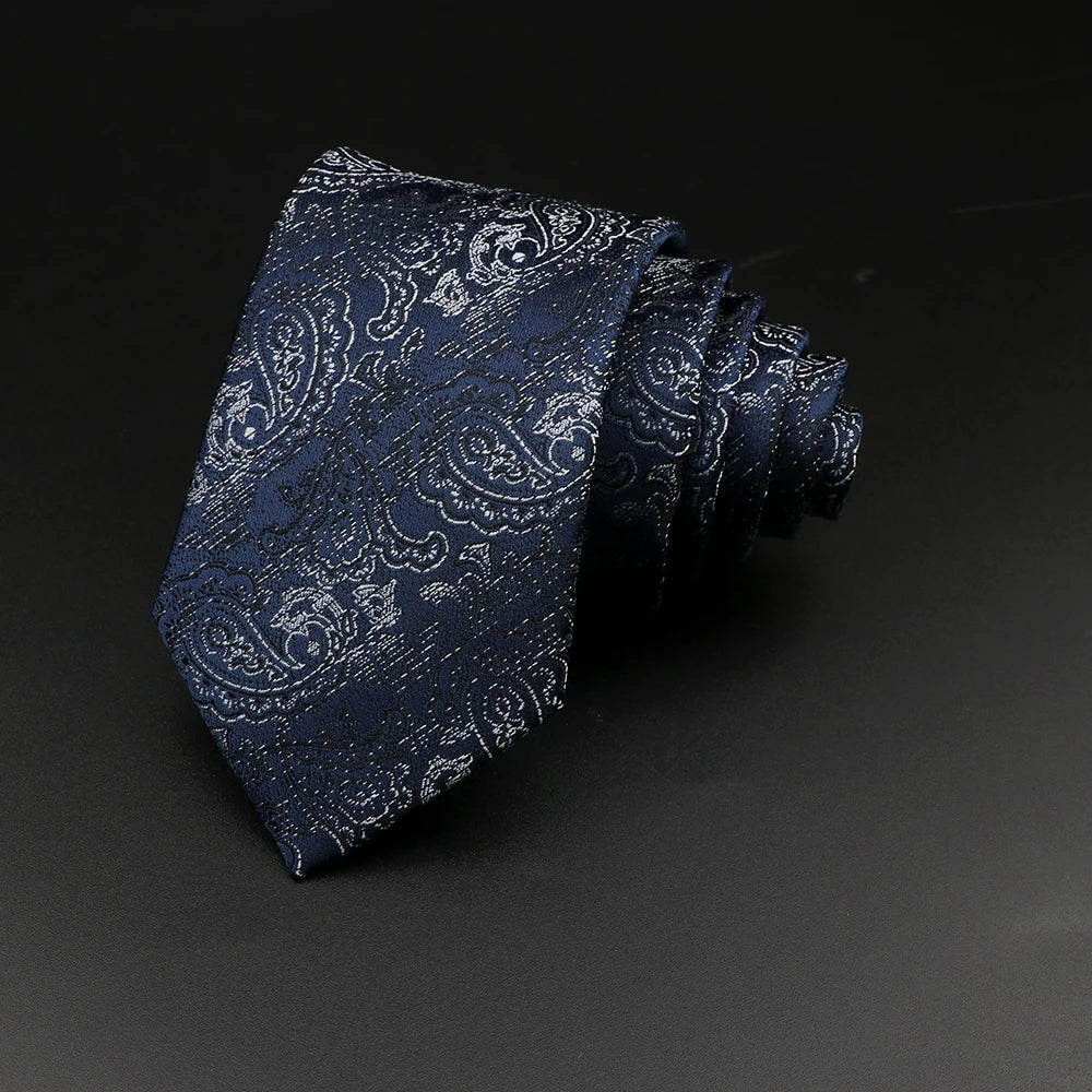 Gravata Estampada Floral Roman 15