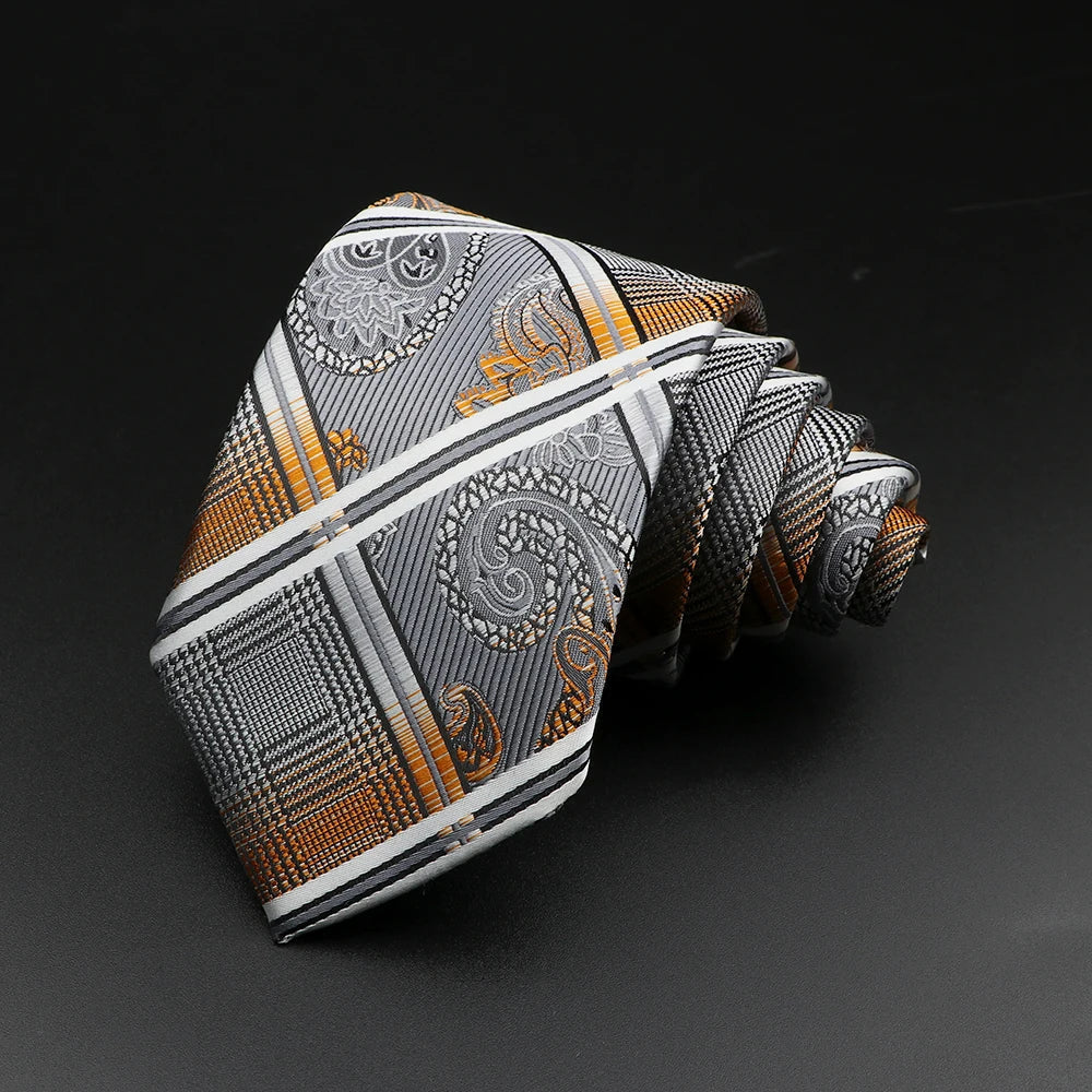 Gravata Estampada Floral Roman 8