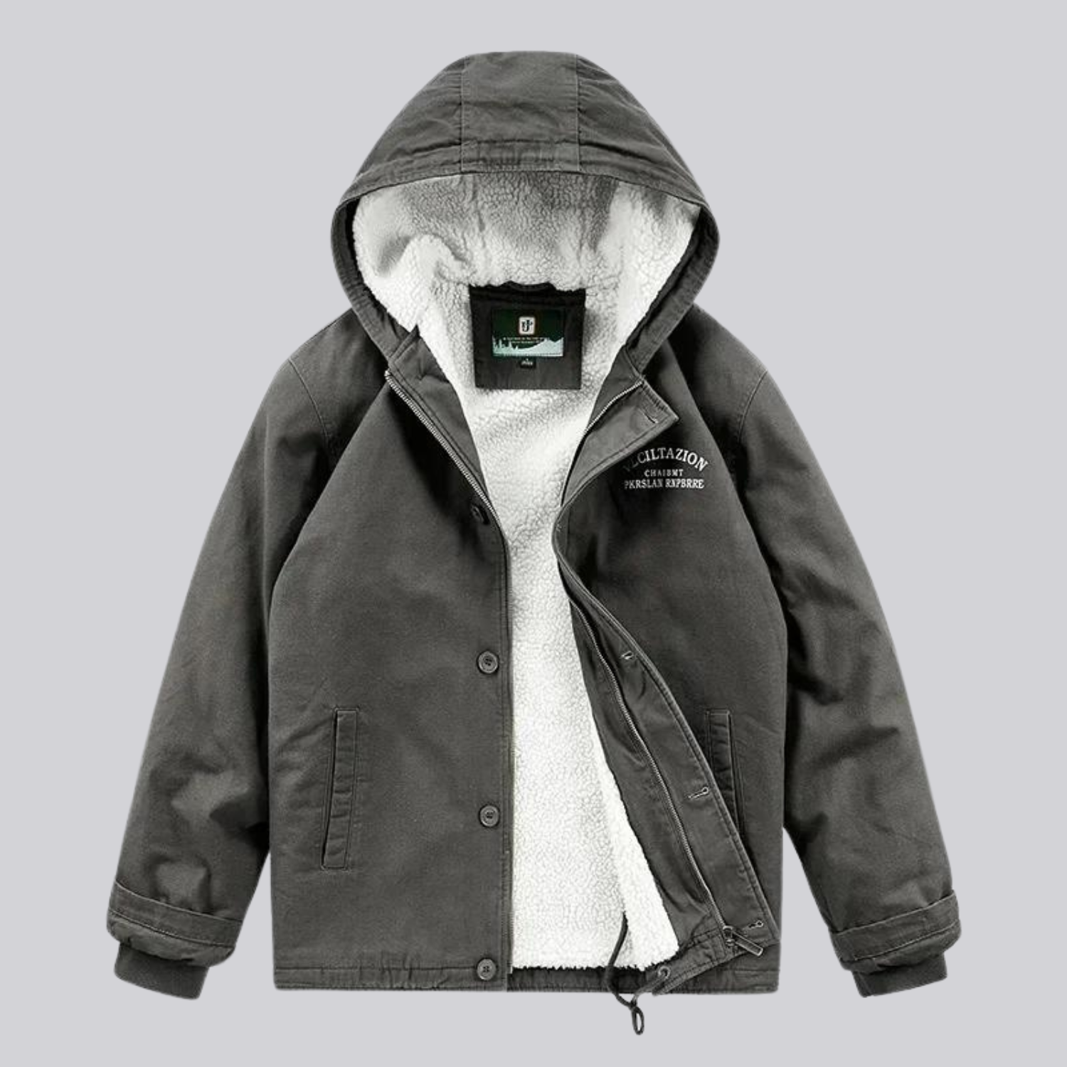 Jaqueta Bomber Masculina de Lã Lorennzi