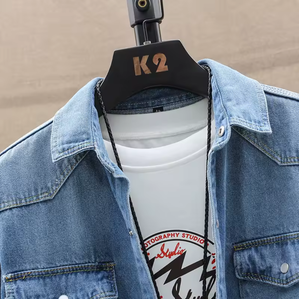 Jaqueta Jeans Masculina Lorennzi Dallas 7