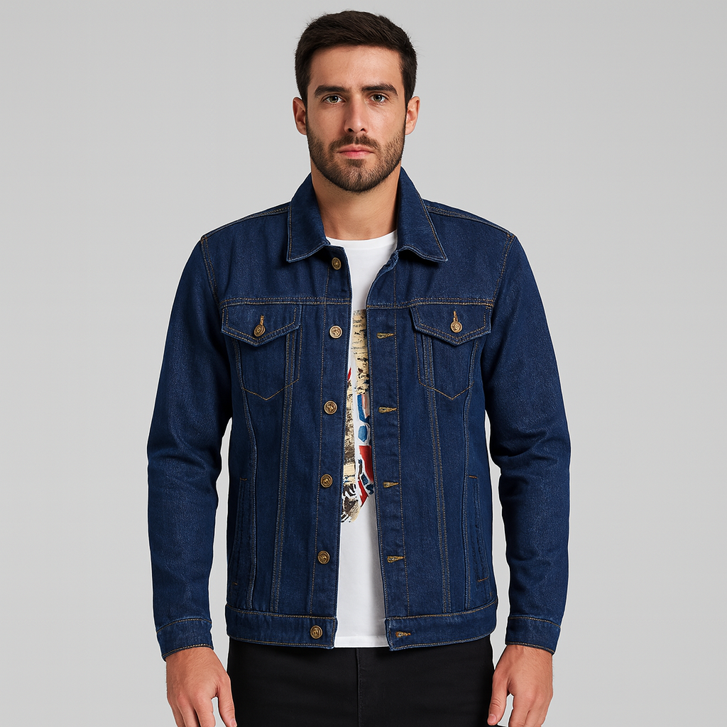 Jaqueta Jeans Masculina Lorennzi Seattle 7