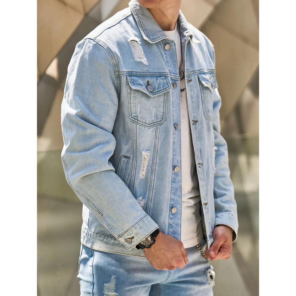 Jaqueta Jeans Masculina Lorennzi Surge 2