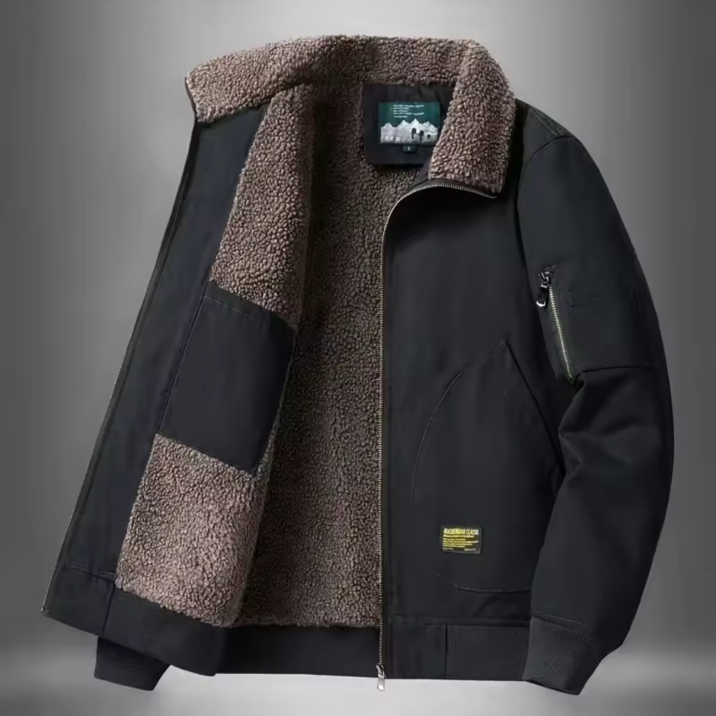 Jaqueta Masculina de Lã Lorennzi Aviator 7