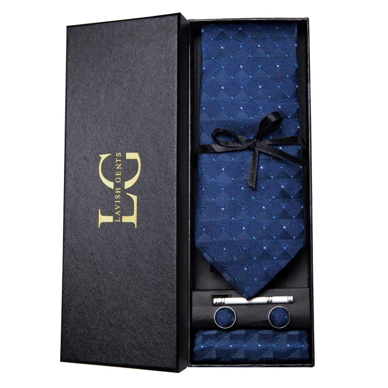 Kit Gravata Estampada de Seda Vitale Lorennzi 13