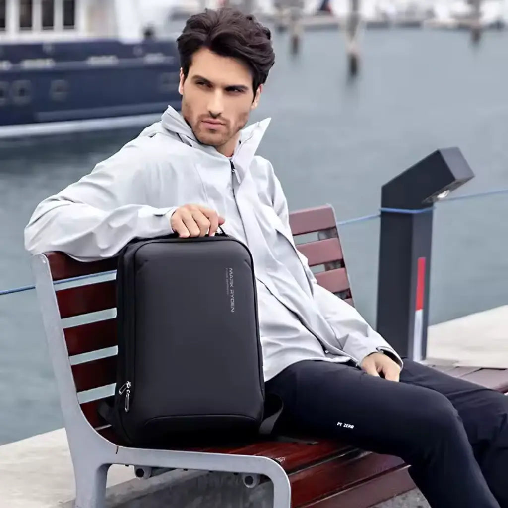 Mochila Executiva Impermeável Notebook 15.6" USB Lorennzi 3