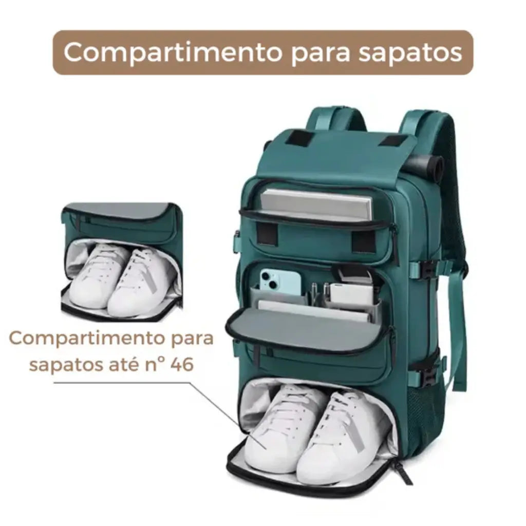 Mochila de Viagem Impermeável Pack Lorennzi 6