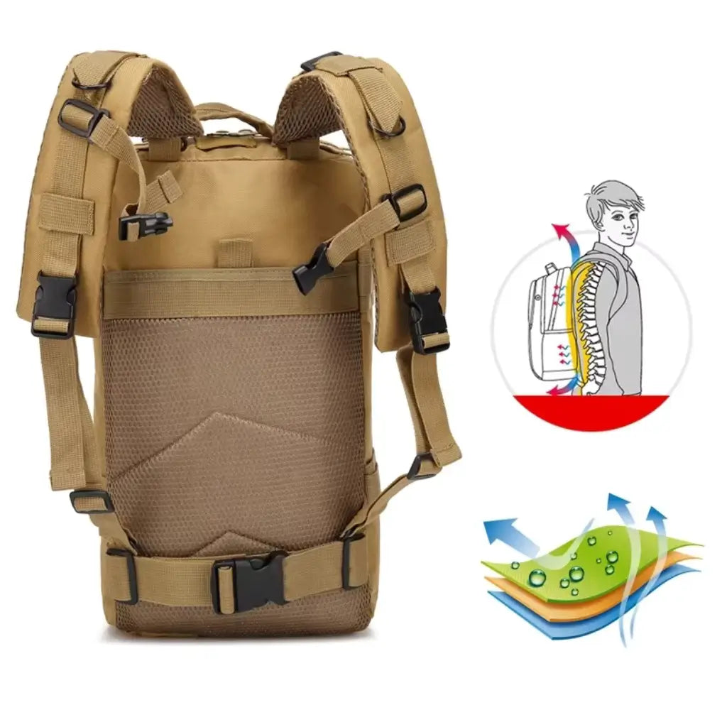 Mochila de Viagem Tática Lorennzi Impact 4