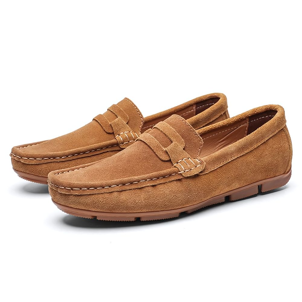 Sapato Mocassim Masculino de Camurça Lorennzi 3