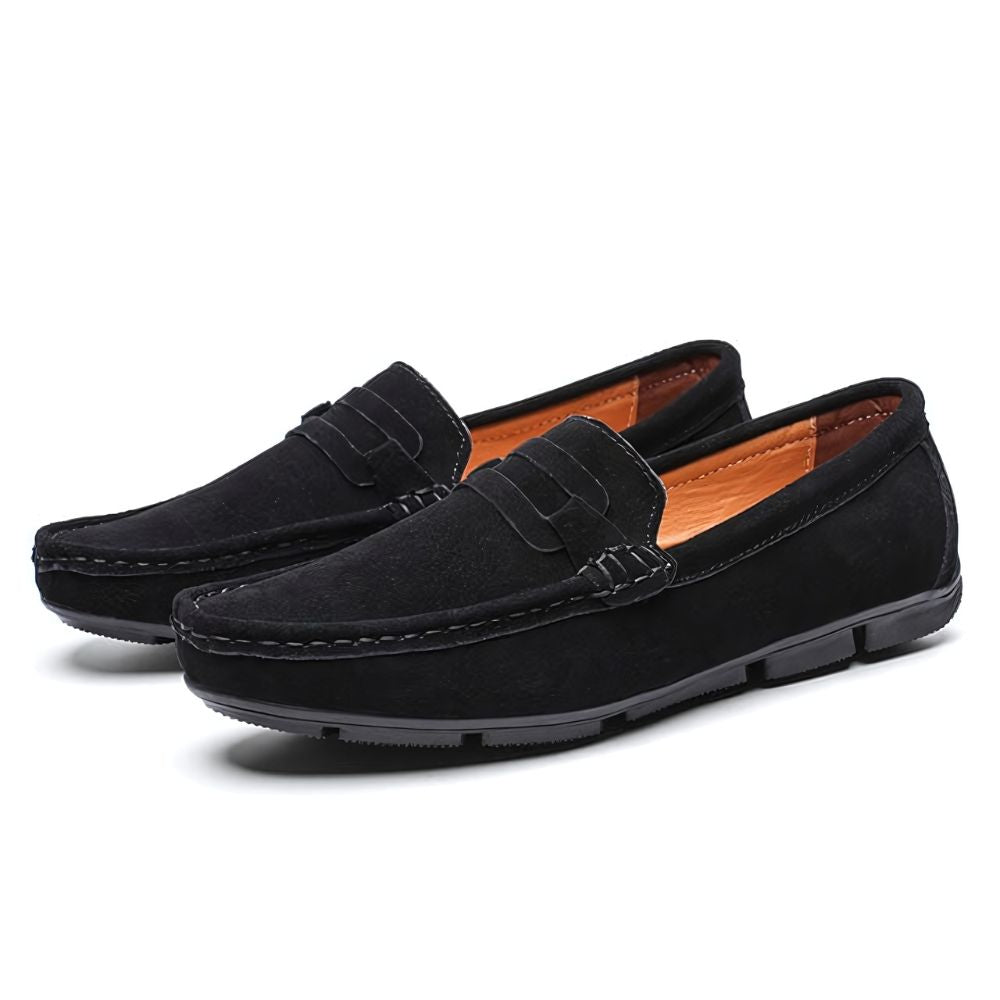 Sapato Mocassim Masculino de Camurça Lorennzi 4