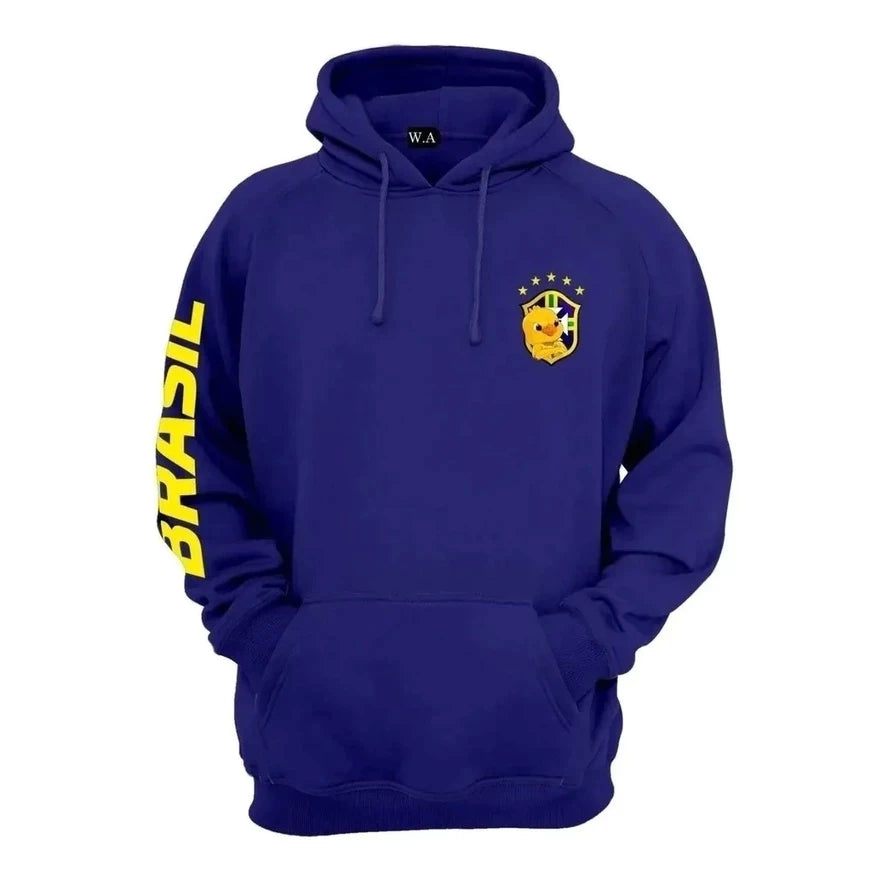 Moletom Brasil Premium Unissex com Capuz – Forllini