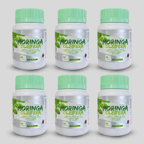 Moringa Oleífera – Suplemento Alimentar Natural com Moringa – 30 Cápsulas