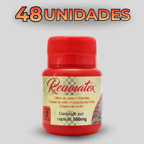Reumatex – Suplemento Alimentar Natural com Minerais e Extratos Vegetais – 12 Cápsulas