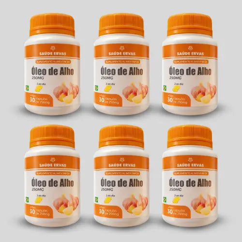 Óleo de Alho – Suplemento Alimentar Natural para o Dia a Dia - 30 Cápsulas