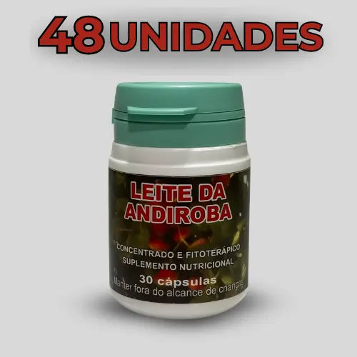 Leite de Andiroba 500 mg – Suplemento Alimentar Natural com Carapa guianensis – 30 Cápsulas
