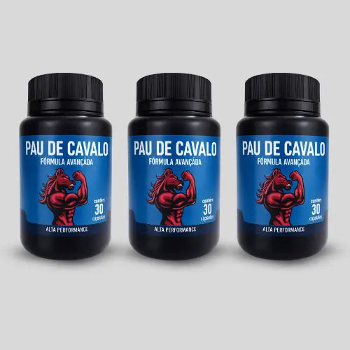 Pau de Cavalo – Suplemento Alimentar Natural com Maca Peruana e Catuaba – 60 Cápsulas