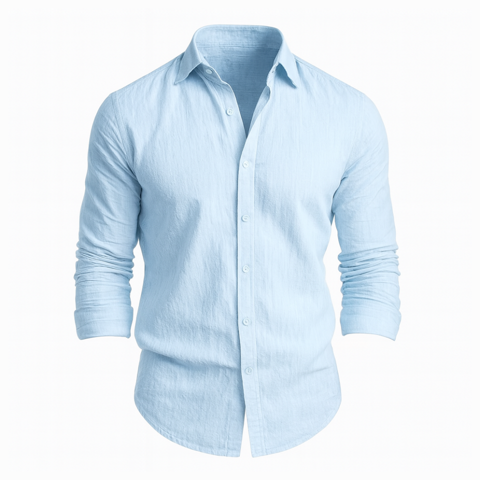 Camisa de Linho Masculina Forllini Portofino