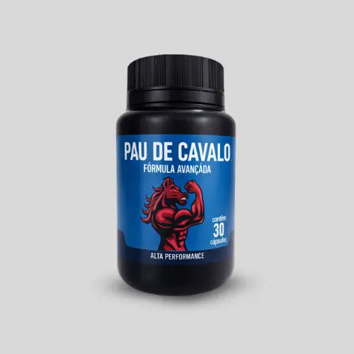 Pau de Cavalo – Suplemento Alimentar Natural com Maca Peruana e Catuaba – 60 Cápsulas